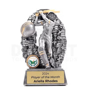 Impact Cricket Batter Female Trophy