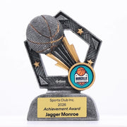 Sunburst Basketball Trophy