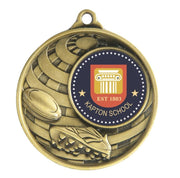 Global Logo Rugby Medal
