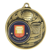 Global Logo Netball Medal