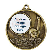 Sunrise Logo Swimming Medal