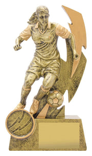 Electrify Football Soccer Female Trophy