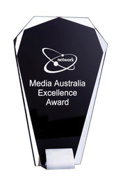 Black Onyx Arch Glass Trophy