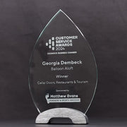 Spectra Flame Glass Trophy