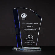 Edgeture Curve Glass Trophy