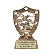 Swimming Gold Shield