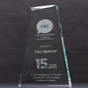 Essera Trapeon Glass Trophy