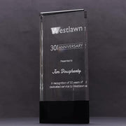 Serranova Crystal Block Black Trophy