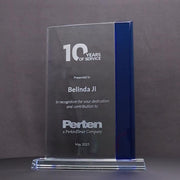 Consera Classic Glass Blue Trophy