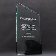 Kynex Glass Black Trophy