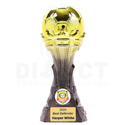 Fastball Football Gold Black Trophy