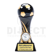 Prime Black Gold Football Tower Trophy