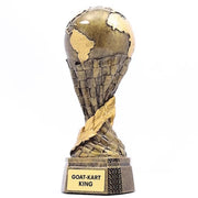 Motorsport Raised Globe Trophy