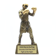 Boxer Action Glove Trophy