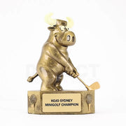 Golf Prize Bull