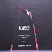 Torgo Acrylic Red Trophy