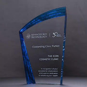 Nocta Blue Acrylic Trophy