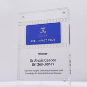 Acrylic Sabrix Colour Block Trophy