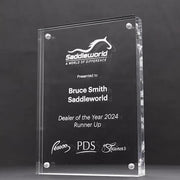 Acrylic Sabrix Block Trophy
