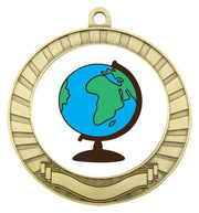 Eco Scroll Globe Medal