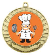 Eco Scroll Chef Medal