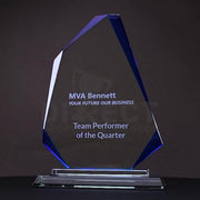 Edgeture Glass Sail Trophy