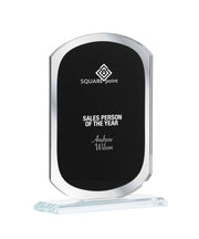 Silvershift Oval Glass Trophy