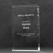 Crystal Block Award Trophy