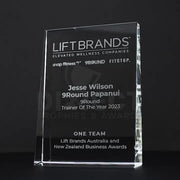 Crystal Wedge Trophy