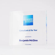 Essence Square Crystal Colour Trophy