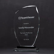 Mission Peak Glass Trophy
