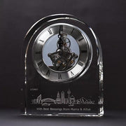 Epoch Crystal Clock 145mm