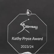 Glass Medal Octagon