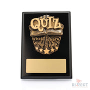 Cosmos Quiz Black Plaque