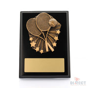 Cosmos Tennis Black Plaque