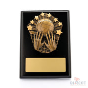 Cosmos Volleyball Black Plaque