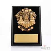 Cosmos Chess Black Plaque