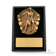 Cosmos Aussie Rules Female Black Plaque