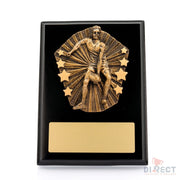 Cosmos Aussie Rules Male Black Plaque