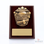Cosmos Academic Mahogany Plaque