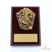 Cosmos Music Mahogany Plaque
