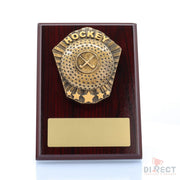 Cosmos Hockey Mahogany Plaque