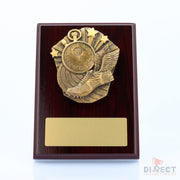 Cosmos Track Mahogany Plaque