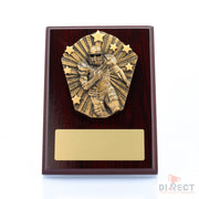 Cosmos American Football Mahogany Plaque