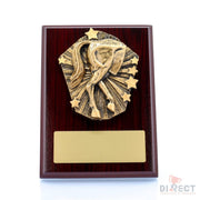 Cosmos Horse's Rear Mahogany Plaque