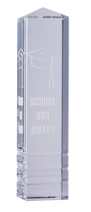 Crystal Peaked Tower Trophy