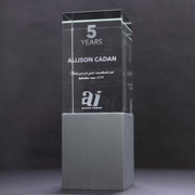 Foundry Crystal Block Trophy