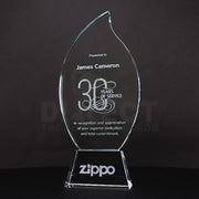 Vivacity Flamingo Glass Trophy