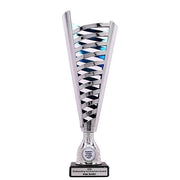 Crenelle Silver Blue Cup
