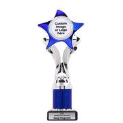 Crenelle Silver Blue Cup